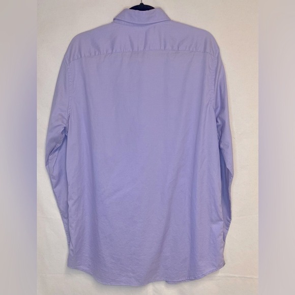 Banana Republic Purple Button Down 120's Supima Cotton Long Sleeve Size Large - Picture 4 of 4